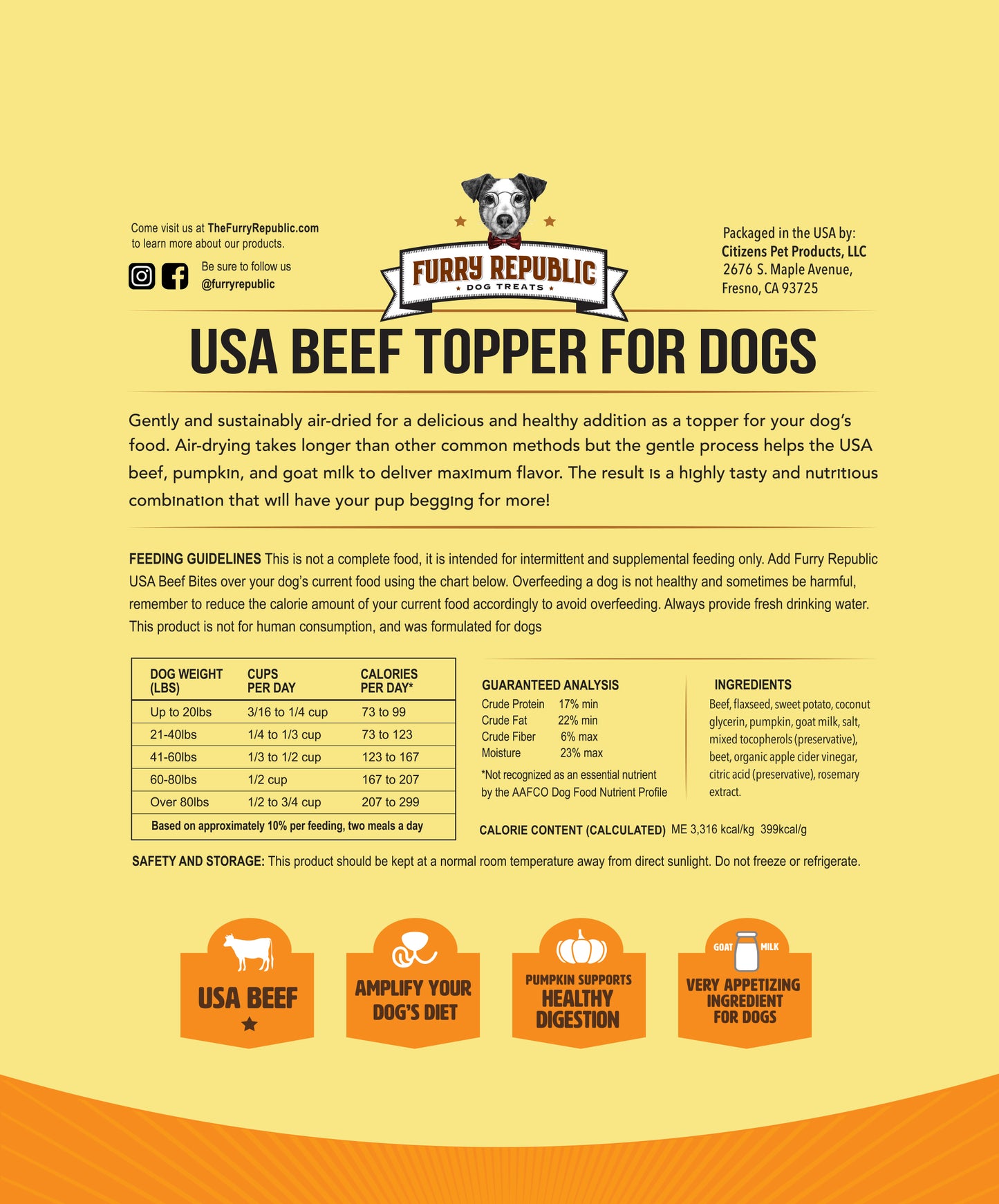 Beef Meal Topper - 10lb Value Bag